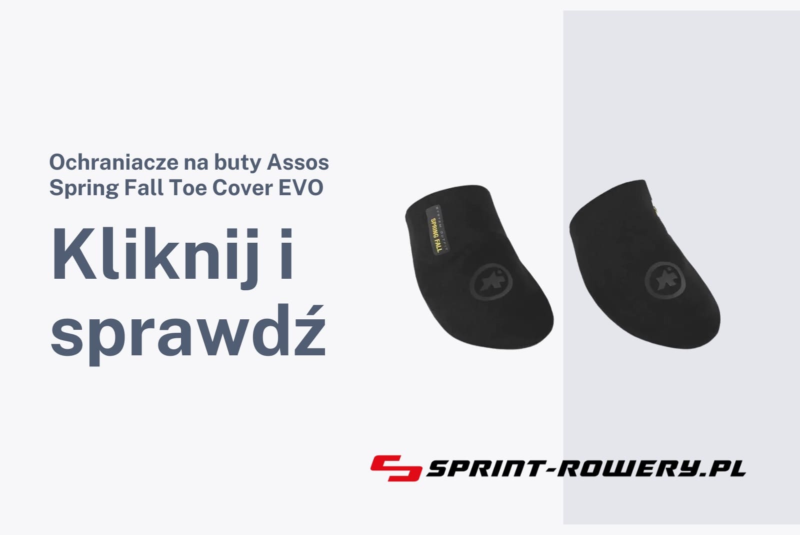 Ochraniacze na buty Assos Spring Fall Toe Cover EVO