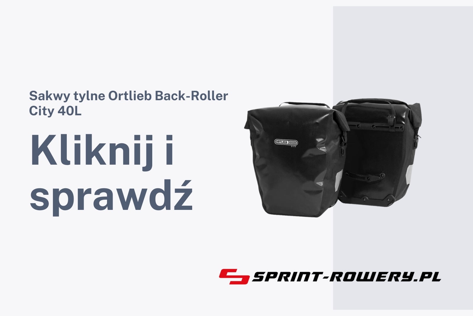Sakwy tylne Ortlieb Back-Roller City 40L