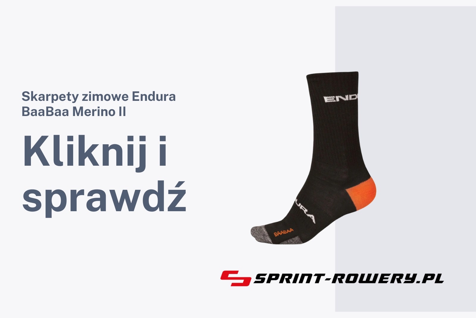 Skarpety zimowe Endura BaaBaa Merino II