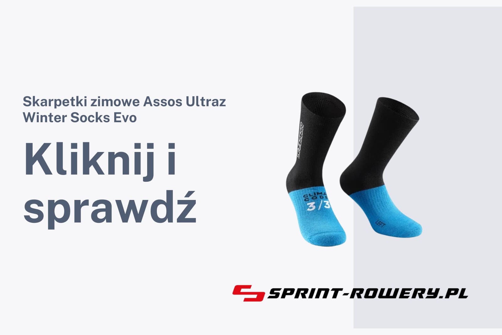 Skarpetki zimowe Assos Ultraz Winter Socks Evo