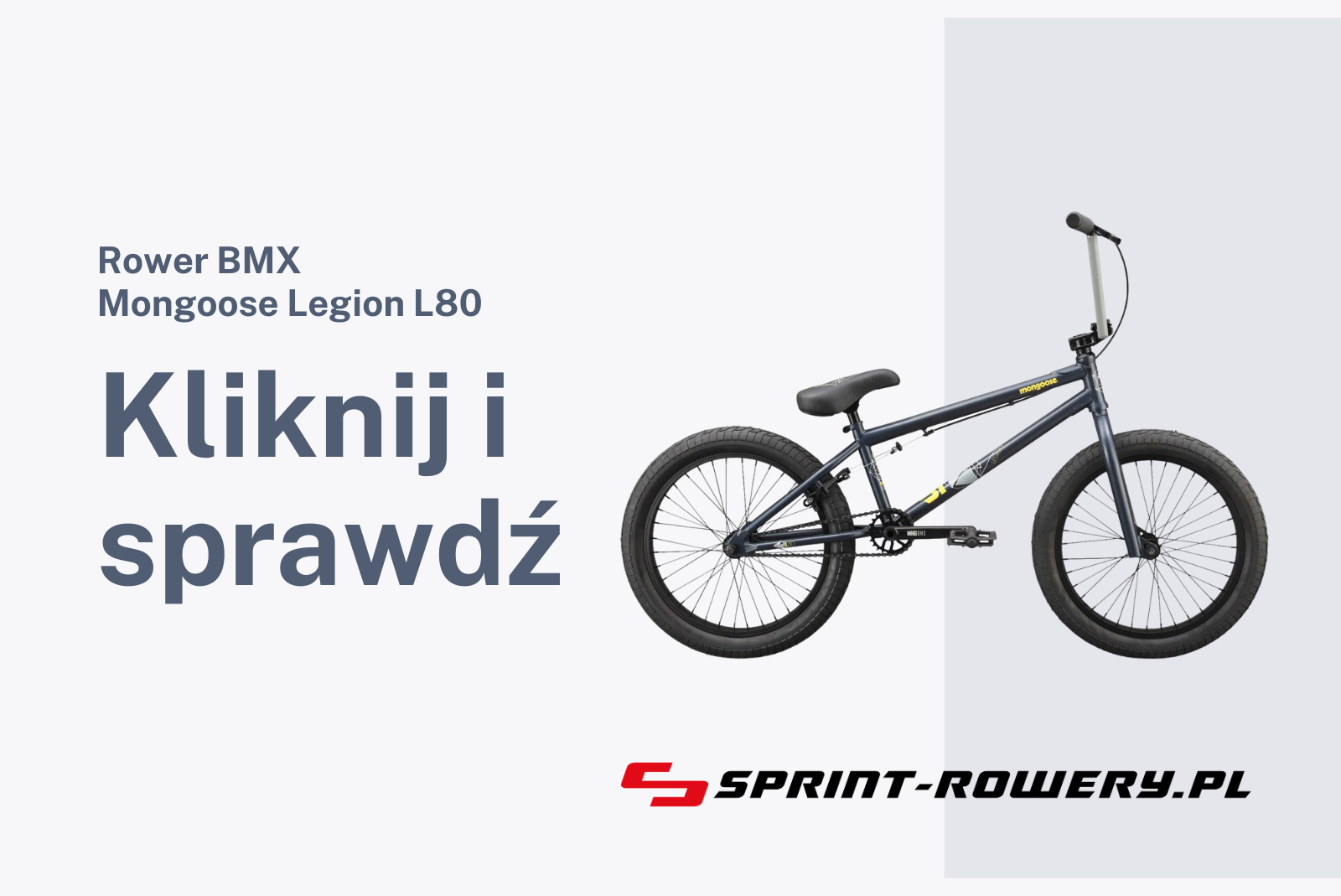 Rower BMX Mongoose Legion L80 2022