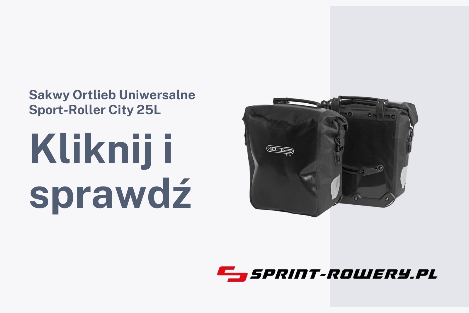 Sakwy Ortlieb Uniwersalne Sport-Roller City 25L