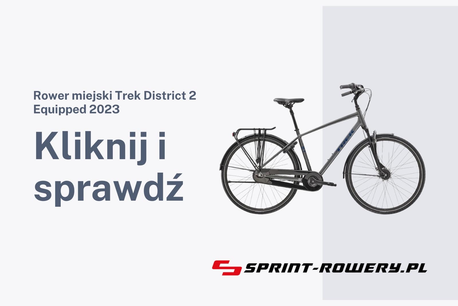 Rower miejski Trek District 2 Equipped 2023