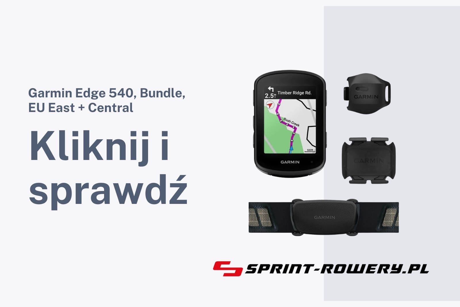 Garmin Edge 540, Bundle, EU East + Central