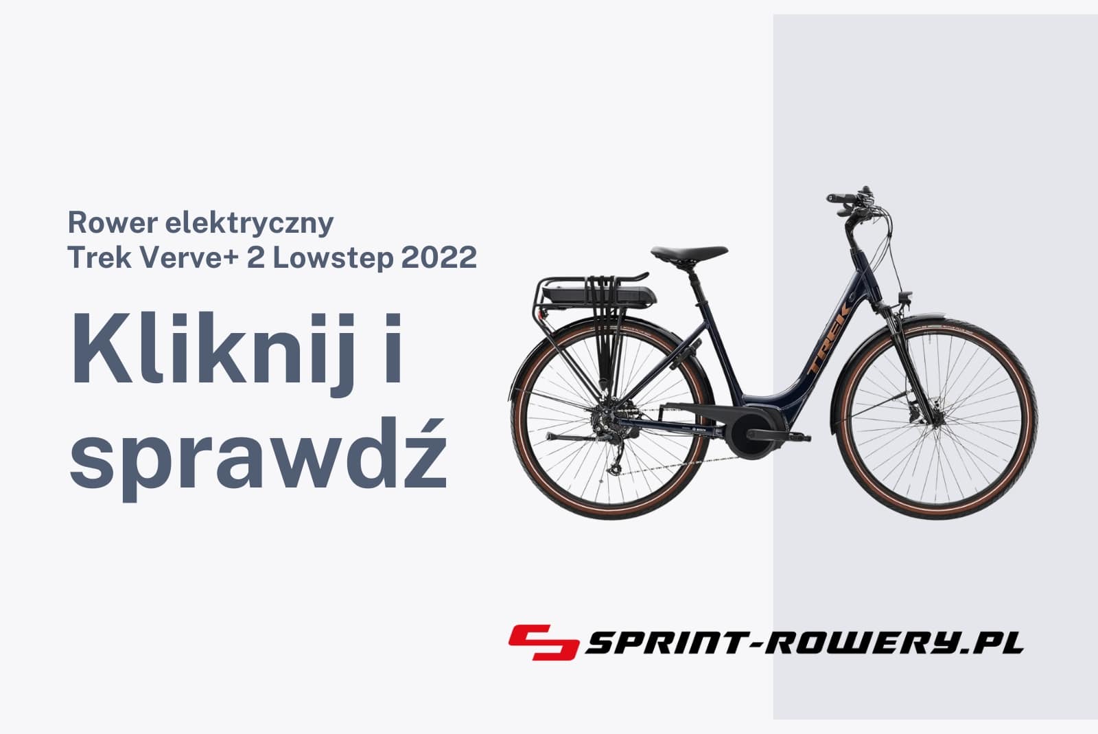 Rower elektryczny Trek Verve+ 2 Lowstep 2022