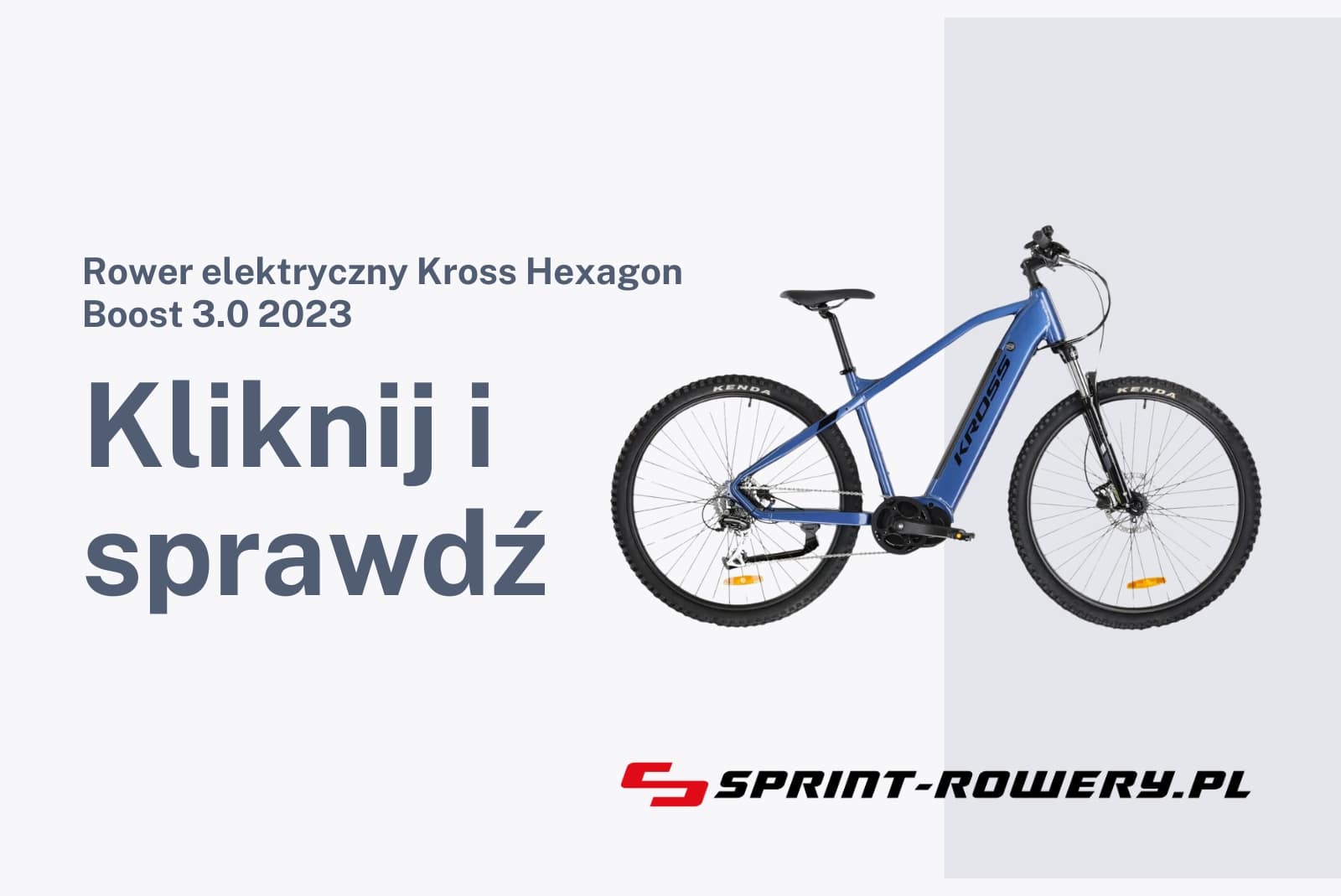 Rower elektryczny Kross Hexagon Boost 3.0 2023