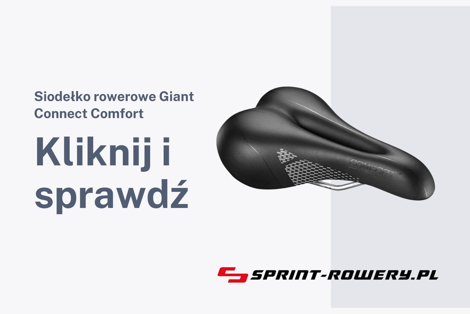 Siodełko rowerowe Giant Connect Comfort