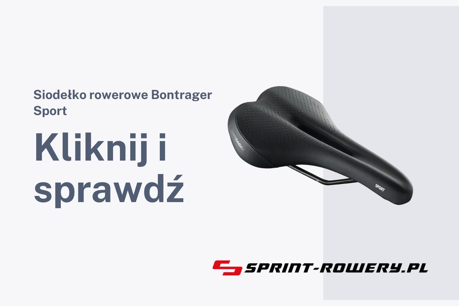 Siodełko rowerowe Bontrager Sport