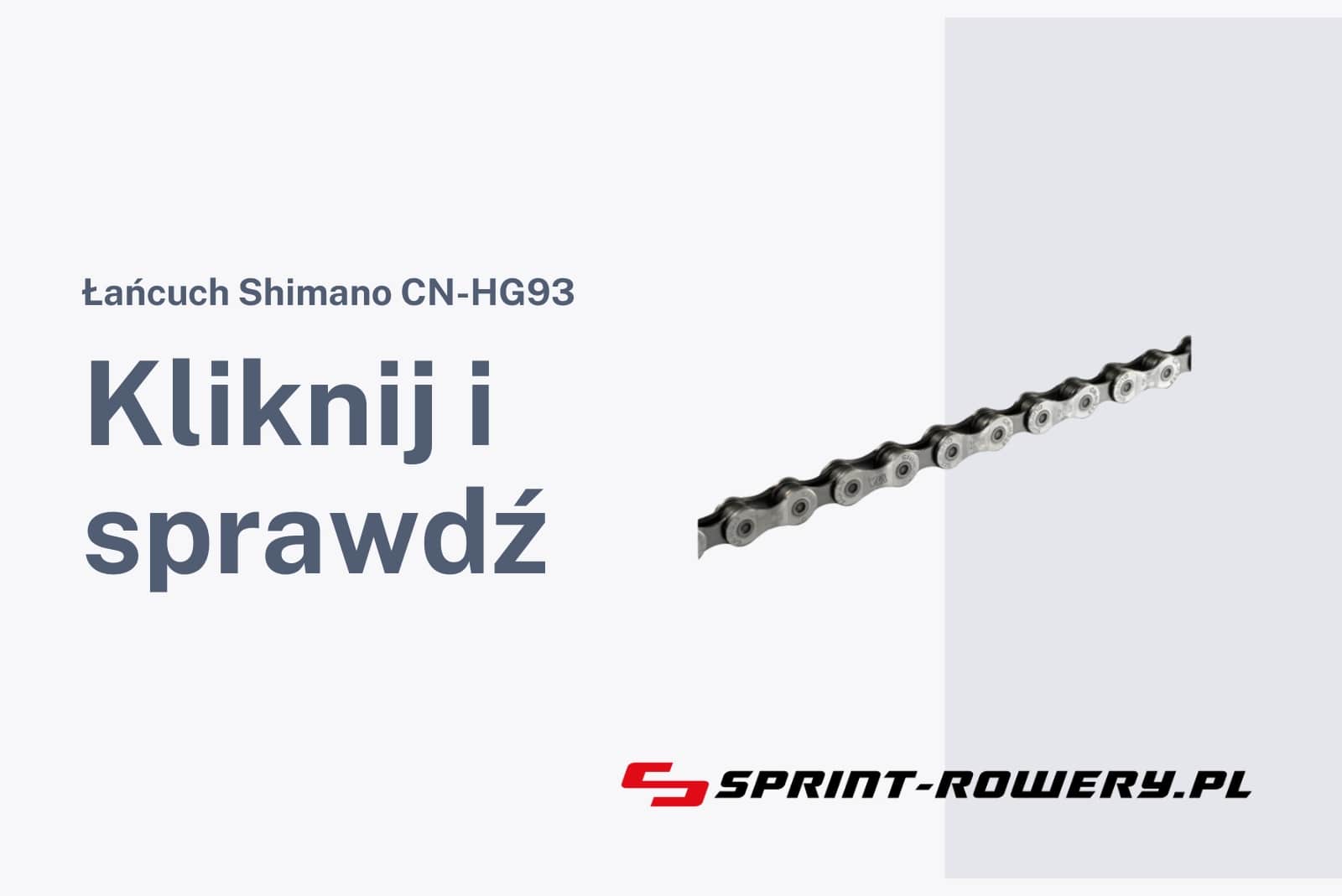 Łańcuch Shimano CN-HG93