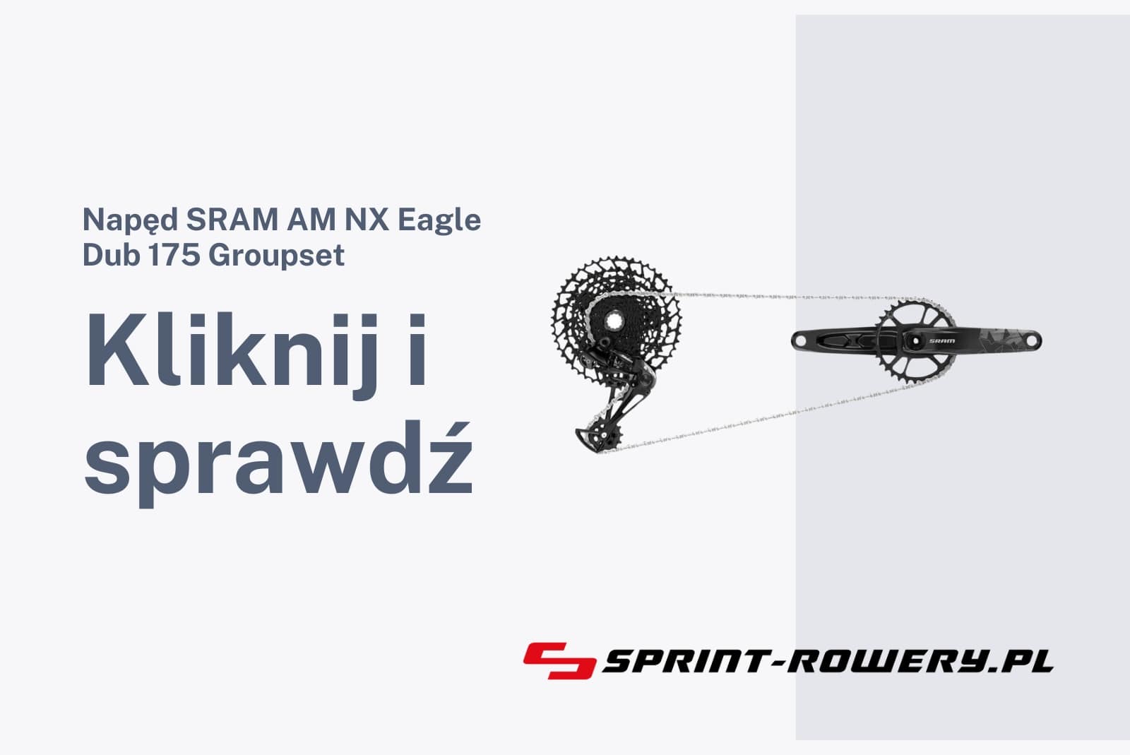 Napęd SRAM AM NX Eagle Dub 175 Groupset