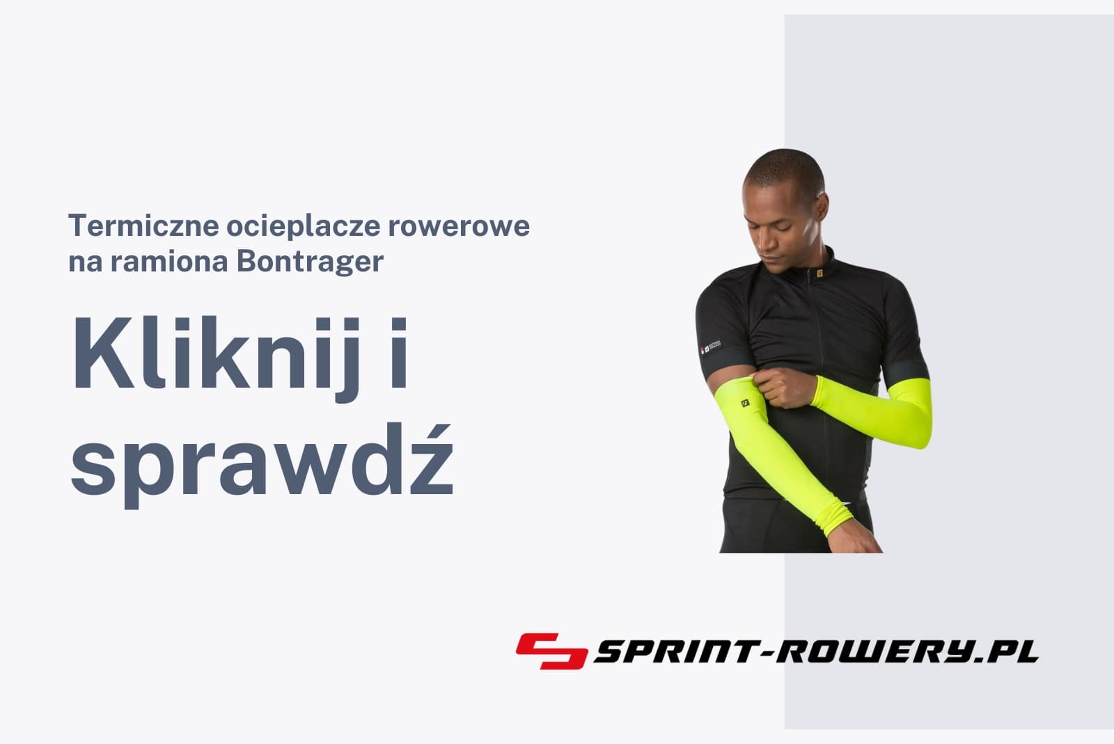 Termiczne ocieplacze rowerowe na ramiona Bontrager