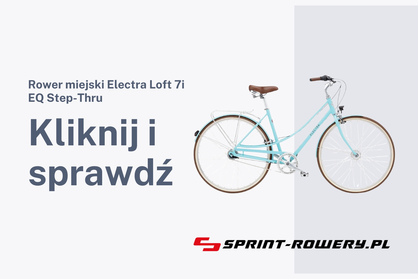 Rower miejski Electra Loft 7i EQ Step-Thru