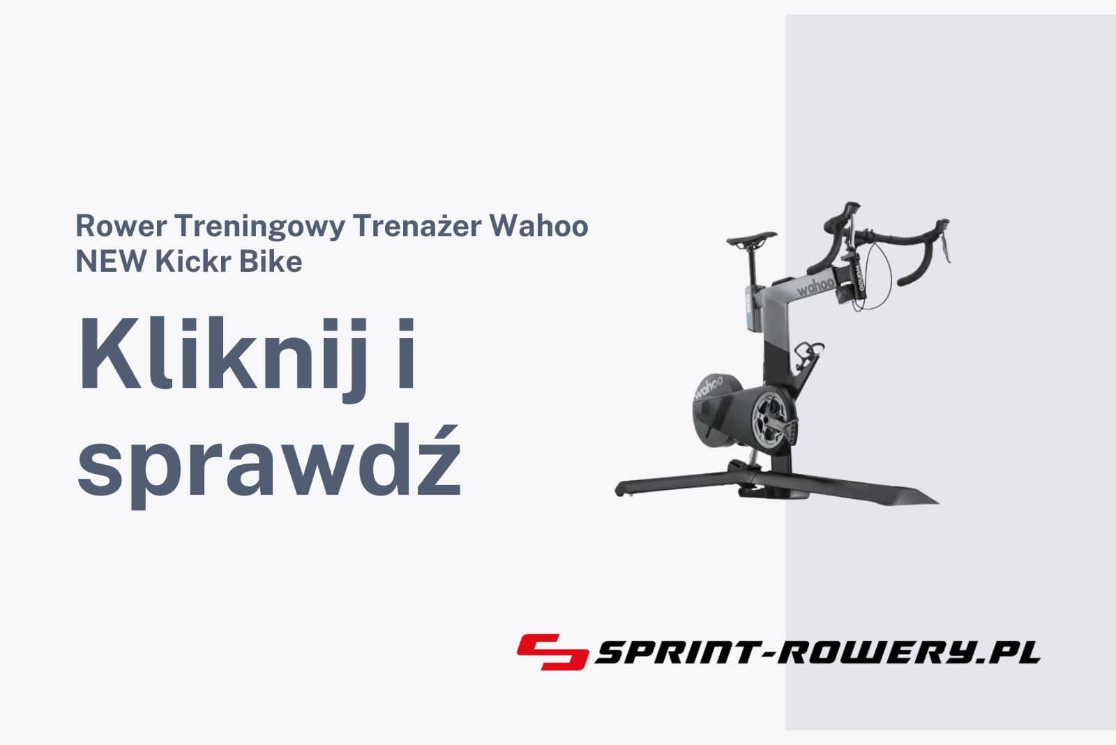 Rower Treningowy Trenażer Wahoo NEW Kickr Bike