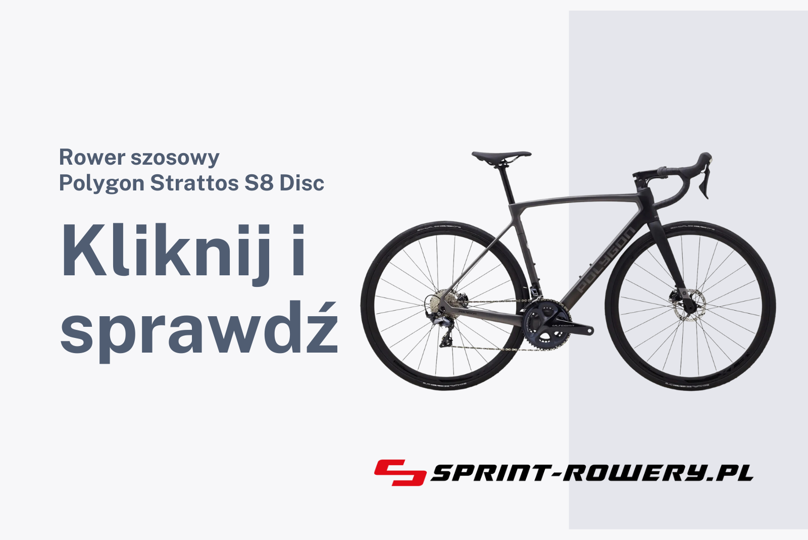Rower szosowy Polygon Strattos S8 Disc