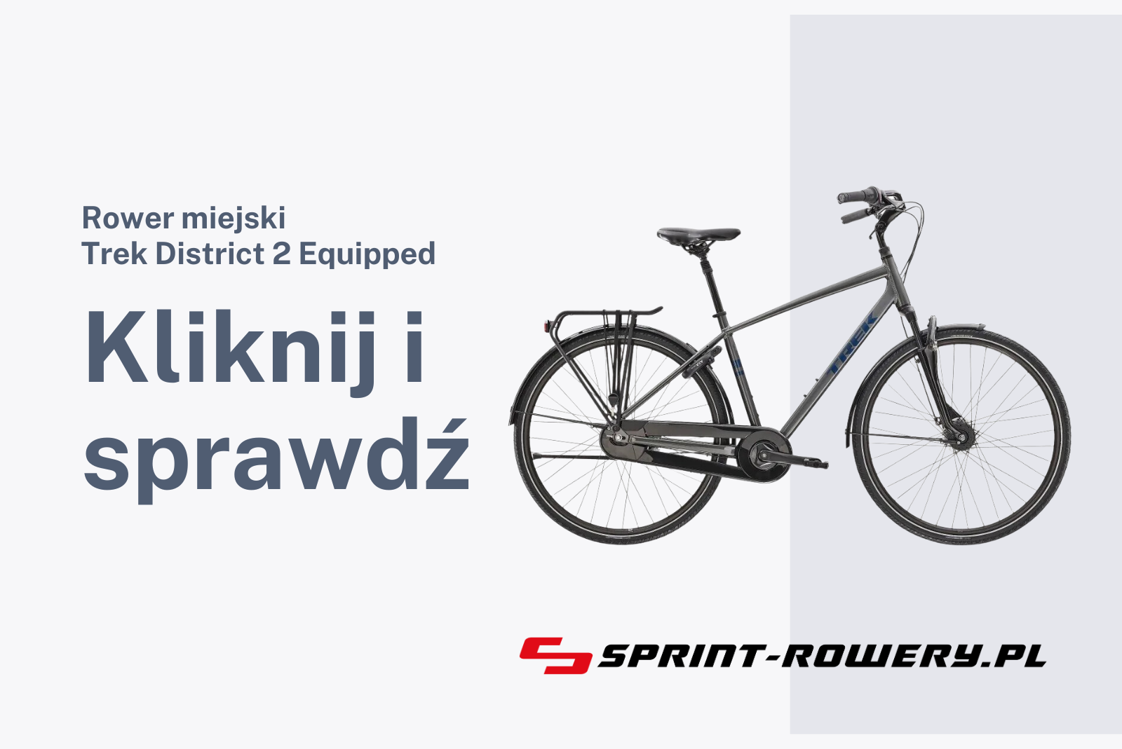 Rower miejski Trek District 2 Equipped 2023