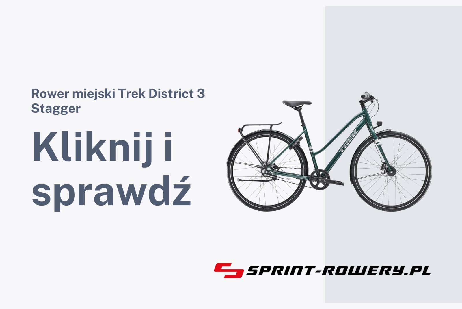 Rower miejski Trek District 3 Stagger