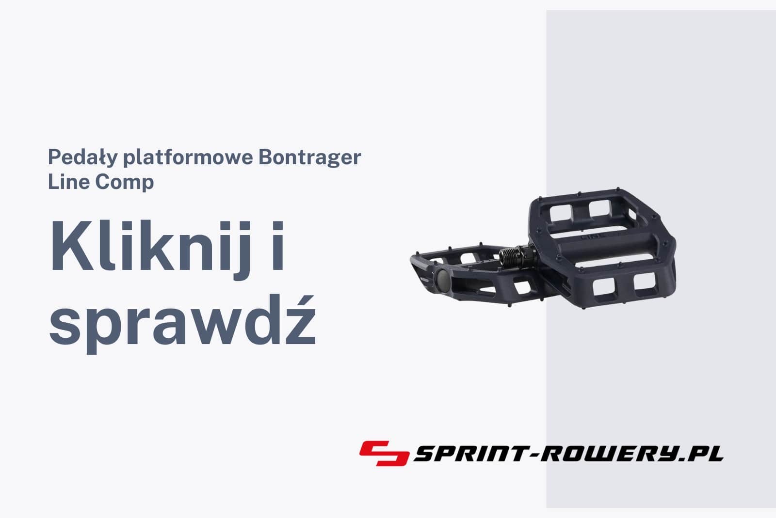 Pedały platformowe Bontrager Line Comp
