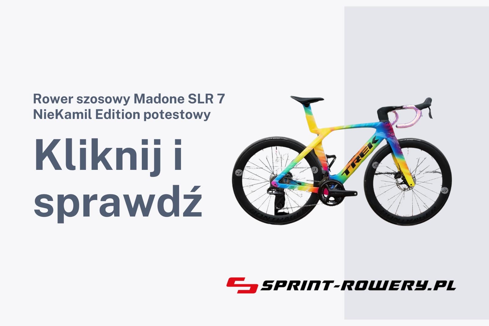 Rower szosowy Madone SLR 7 NieKamil Edition potestowy
