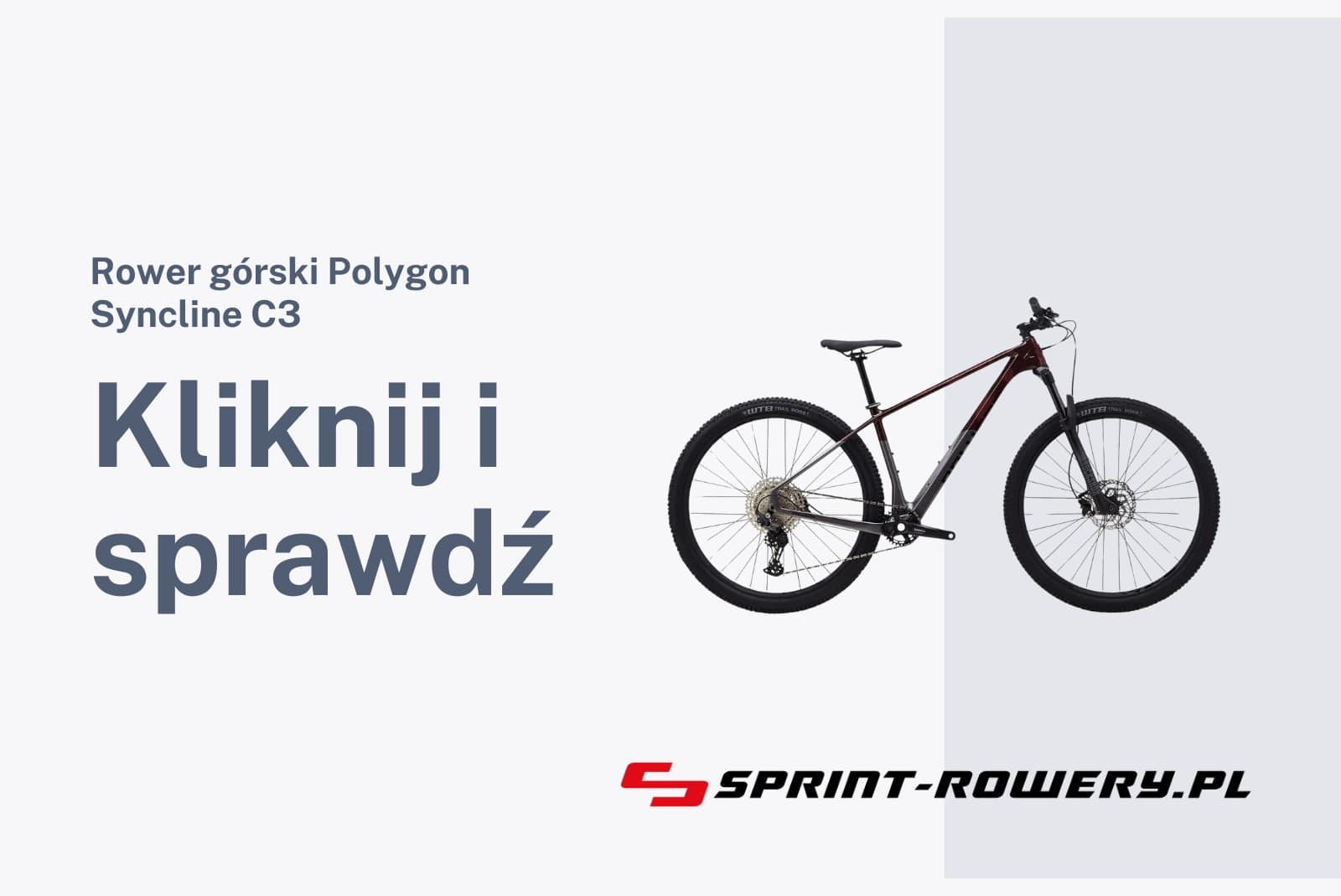 Rower górski Polygon Syncline C3