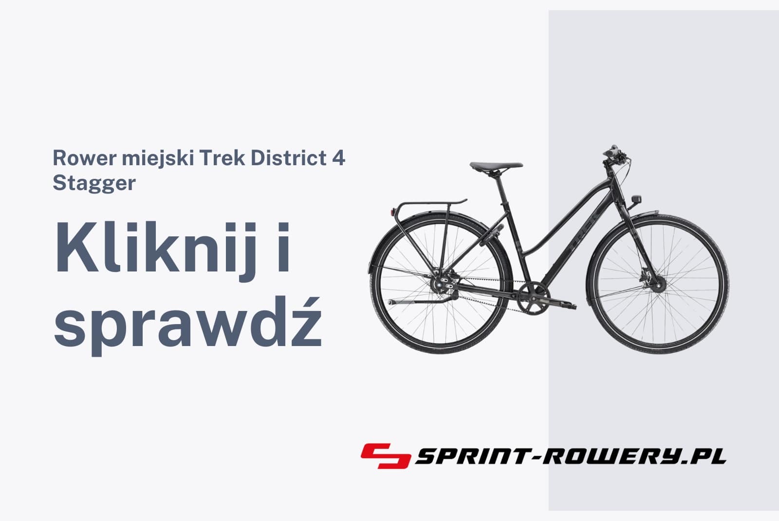Rower miejski Trek District 4 Stagger