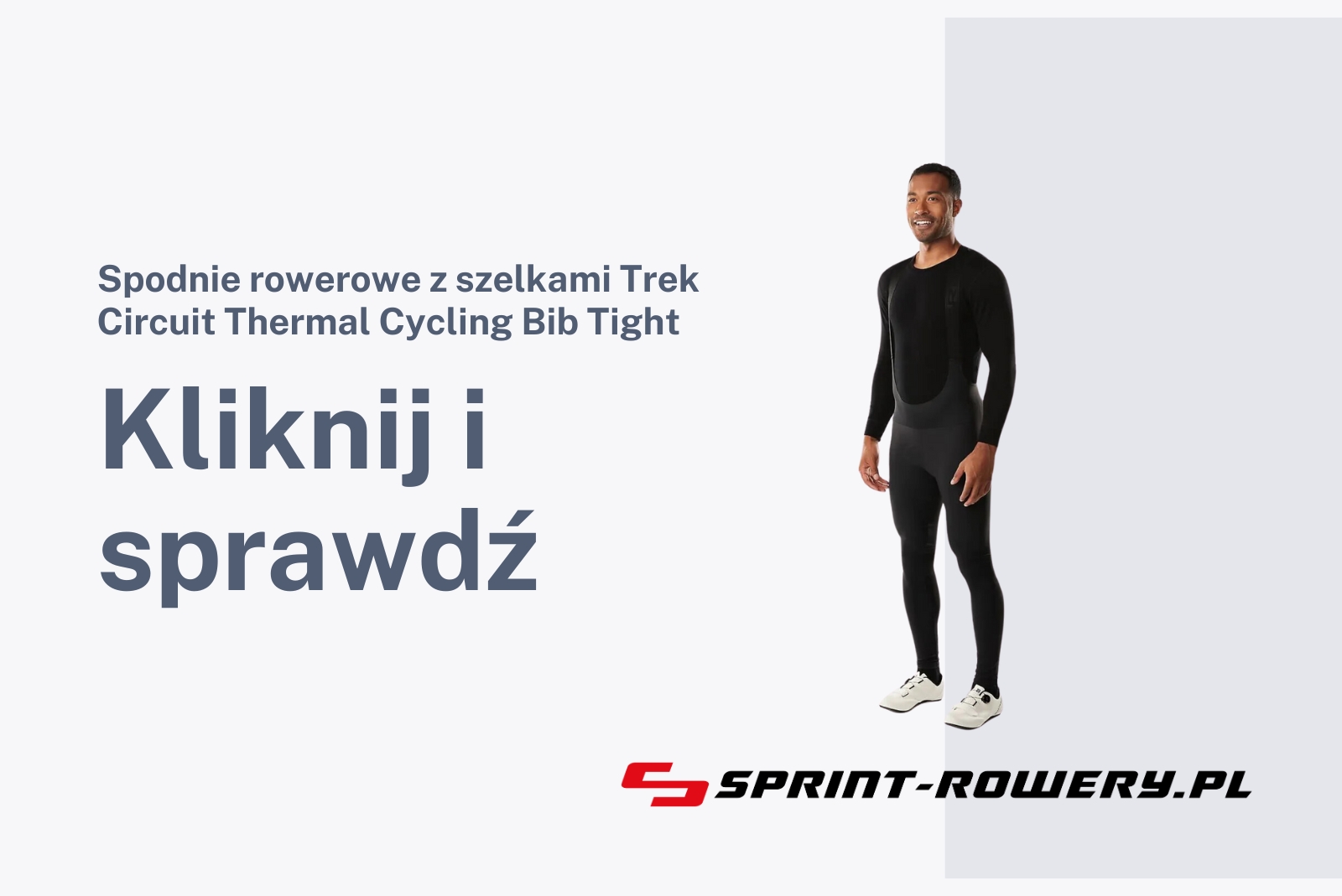 Spodnie rowerowe z szelkami Trek Circuit Thermal Cycling Bib Tight