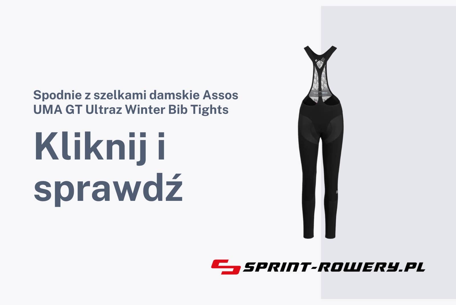 Spodnie z szelkami damskie Assos UMA GT Ultraz Winter Bib Tights