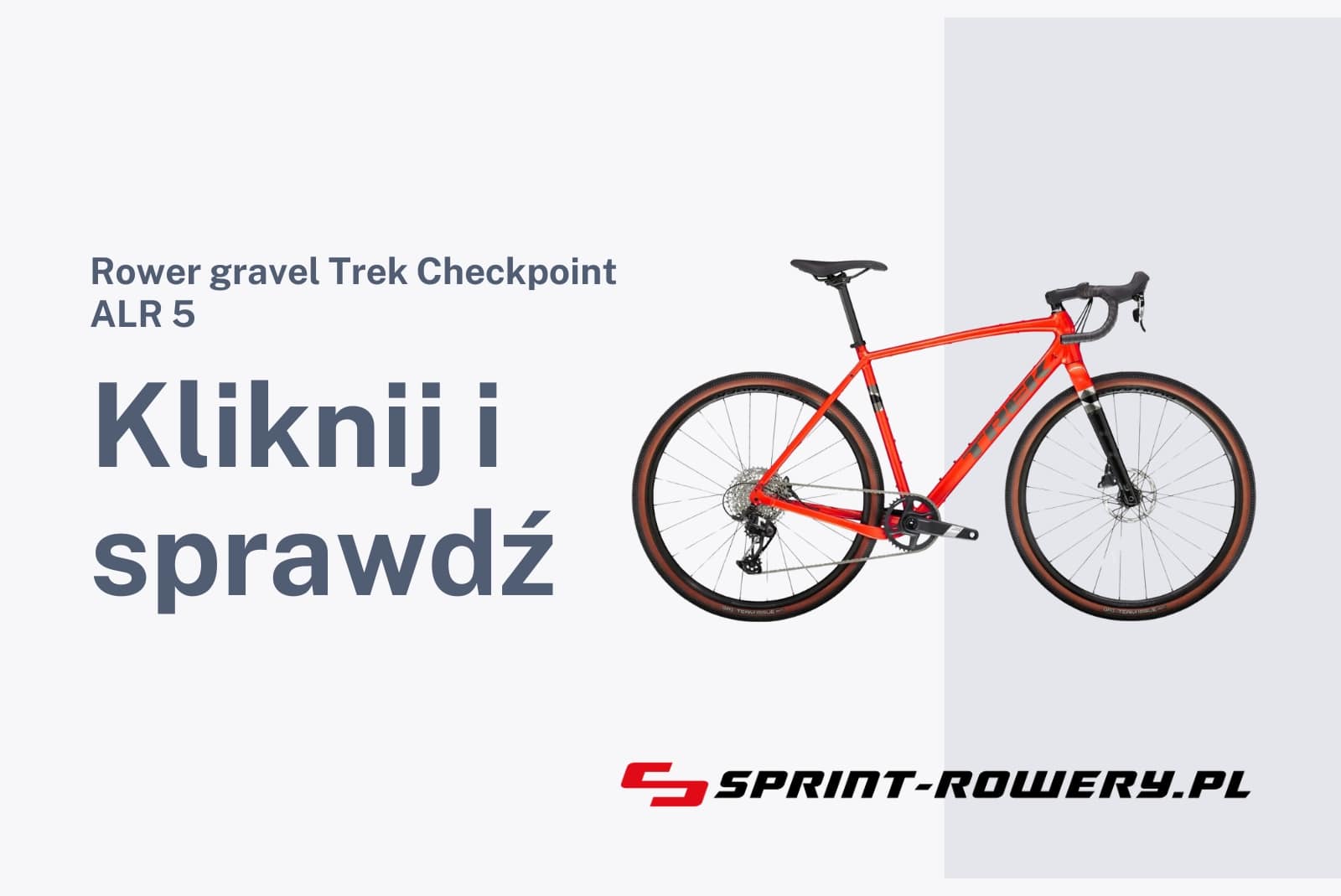 Rower gravel Trek Checkpoint ALR 5