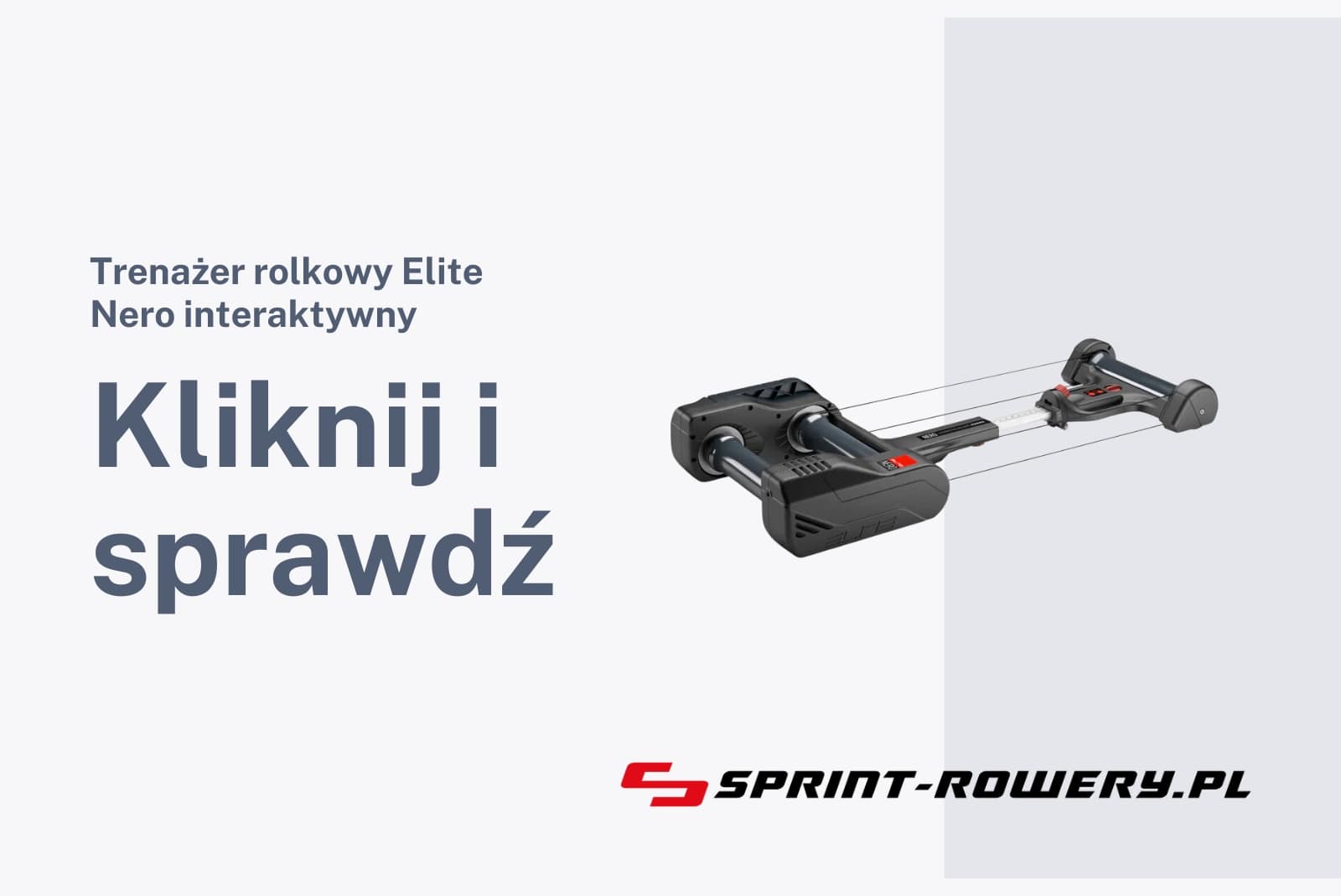 Trenażer rolkowy Elite Nero interaktywny