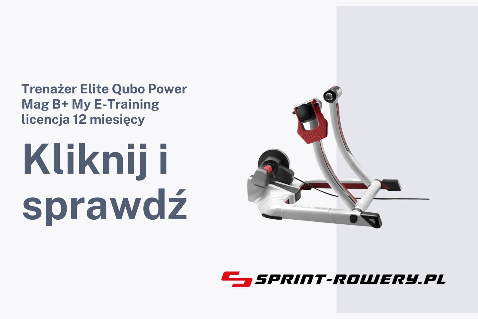 Trenażer Elite Qubo Power Mag B+ My E-Training licencja 12 miesięcy