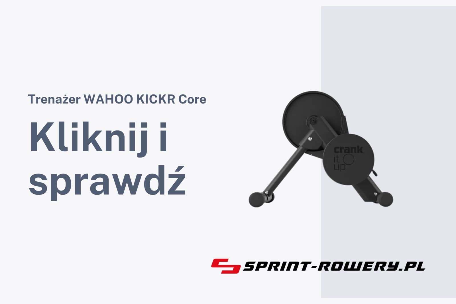 Trenażer WAHOO KICKR Core