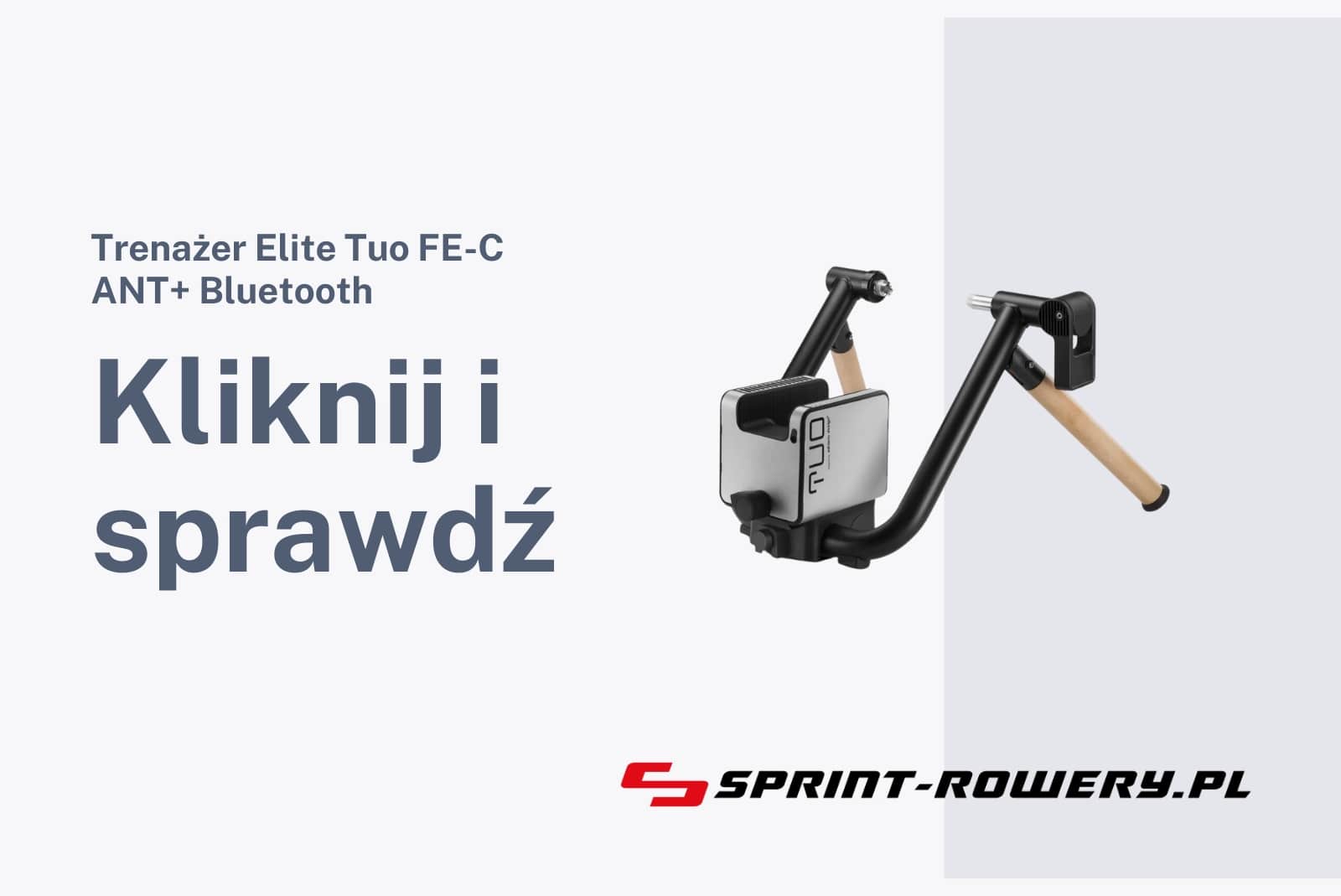 Skip to the beginning of the images gallery Trenażer Elite Tuo FE-C ANT+ Bluetooth