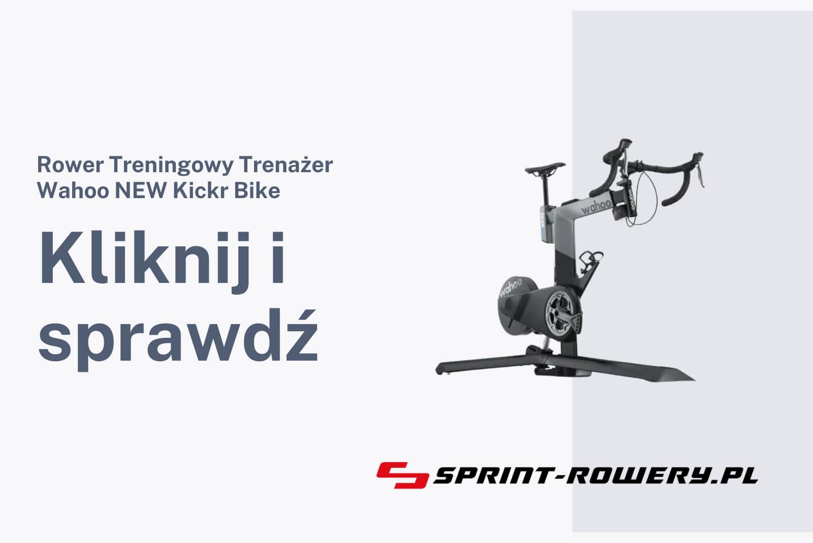 Rower Treningowy Trenażer Wahoo NEW Kickr Bike
