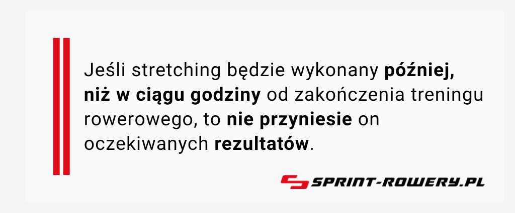 rozciąganie po treningu