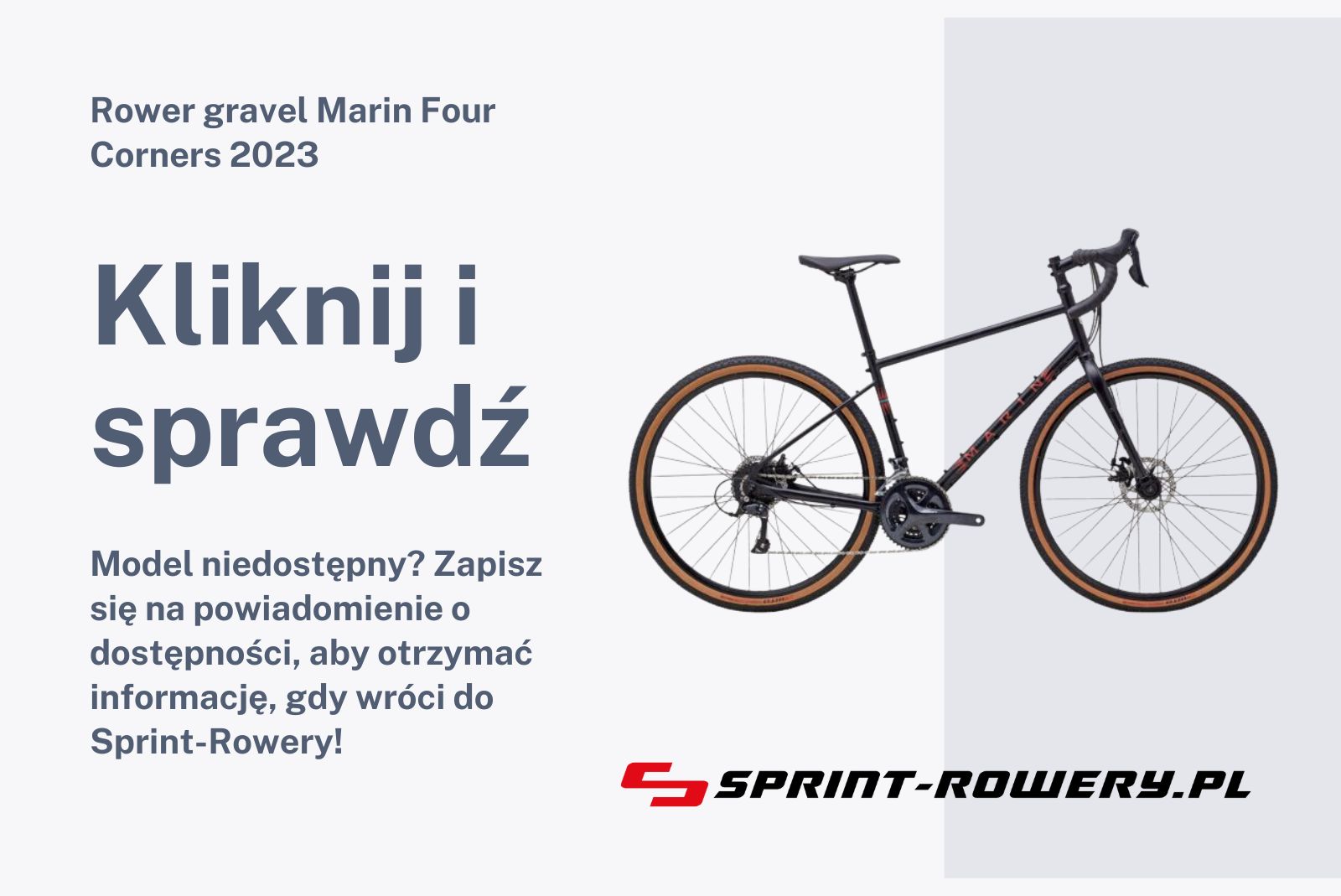 Rower gravel Marin Four Corners 2023